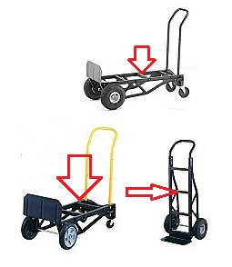 Replacement Crossmembers for Harper Nylon Hand Trucks