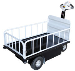 Power Drive Cart with Side Containment Bars