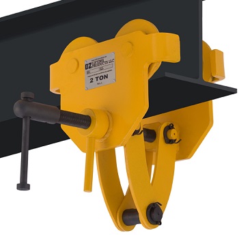 OZ 4000lb Capacity Beam Trolley with Clamp