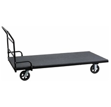Dolly for Rectangular Tables with Carpeted Platform 