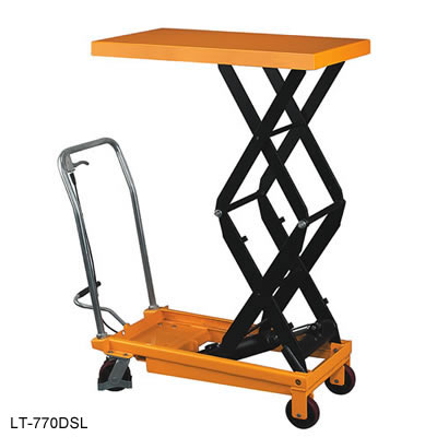 Double Scissor High Lift Table 770 lb Capacity