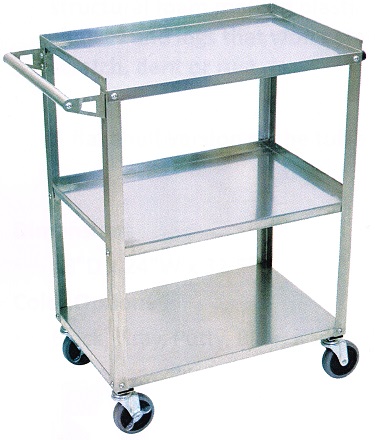 Luxor SSC-3 Stainless Steel Utility Cart 