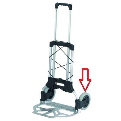 Replacement Wheels for Wesco Superlite Folding Hand Truck