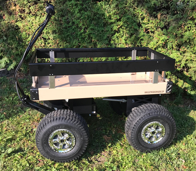 Outdoor Electric Cart with 15" Turf Tires
