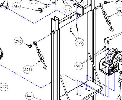 Turn Buckle Replacement for Escalera RLA Fork Hand Trucks