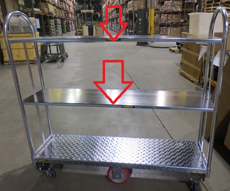 Extra Shelf for Wesco U-Boat Cart 273291