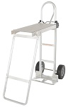 Aluminum Hand Truck with Fold-Down Platform and 10" Urethane Tires thumb