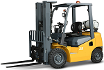 Ekko Gas-Powered Drive and Lift 4-Wheel Forklift 189" Lift 5000lb Capacity thumb