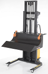 Electric-Powered Lift Straddle Stacker for Roll Materials - 120" Lift thumb