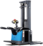212.6" Lift Fully Electric Ride-On Stacker With Adjustable Legs - 3520lb Capacity thumb