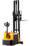 Power Drive and Lift Counterbalance Stacker 118" Lift 2200lb Capacity thumb