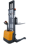 Power Drive and Lift Straddle Stacker 98" Lift 3300lb Capacity thumb