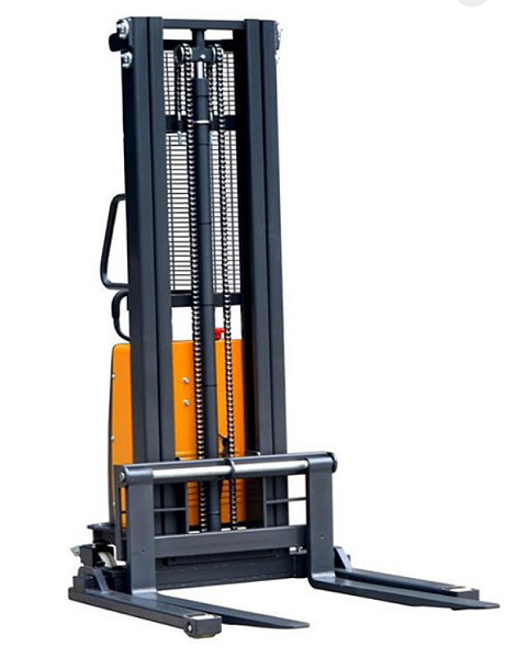 Ekko Power Lift  Straddle Stacker 119" Lift 3300lb Capacity thumb