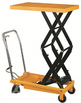 5ft Reach Double Scissor High Lift Table - 1540lb Capacity thumb