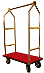 Monarch Titanium Gold-Plated Hotel Luggage Cart  thumb